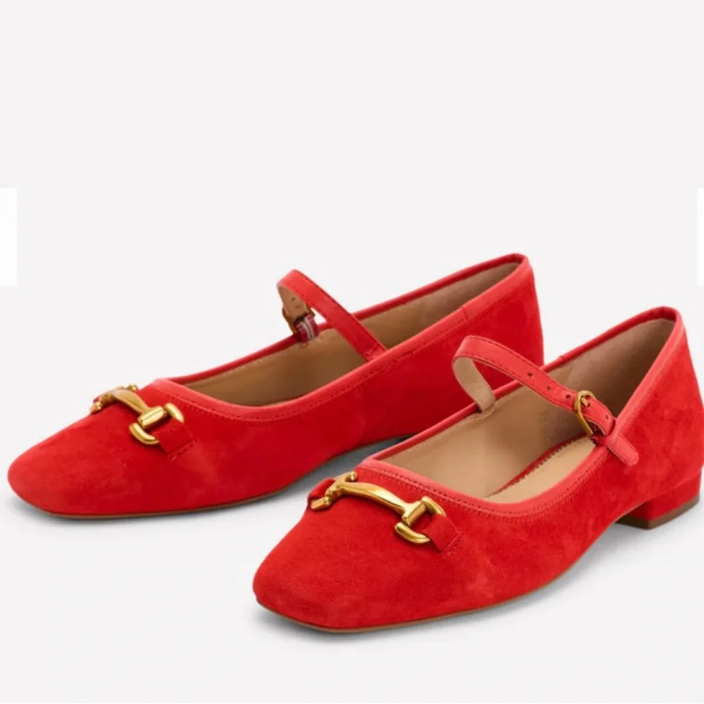 New BODEN Iris Snaffle Mary Jane Flats Size 6 - Picture 1 of 10